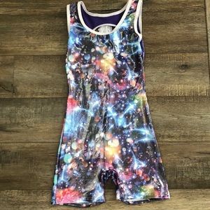 NWOT Galaxy Gymnastic outfit